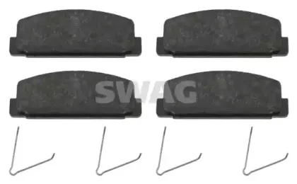 83 91 6500 SWAG Комплект тормозных колодок, дисковый тормоз